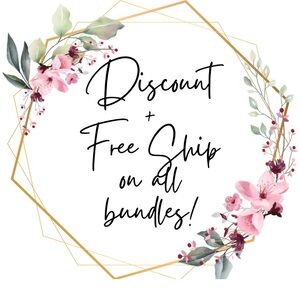 DISCOUNTED OFFER + FREE SHIPPING ON ALL BUNDLES!